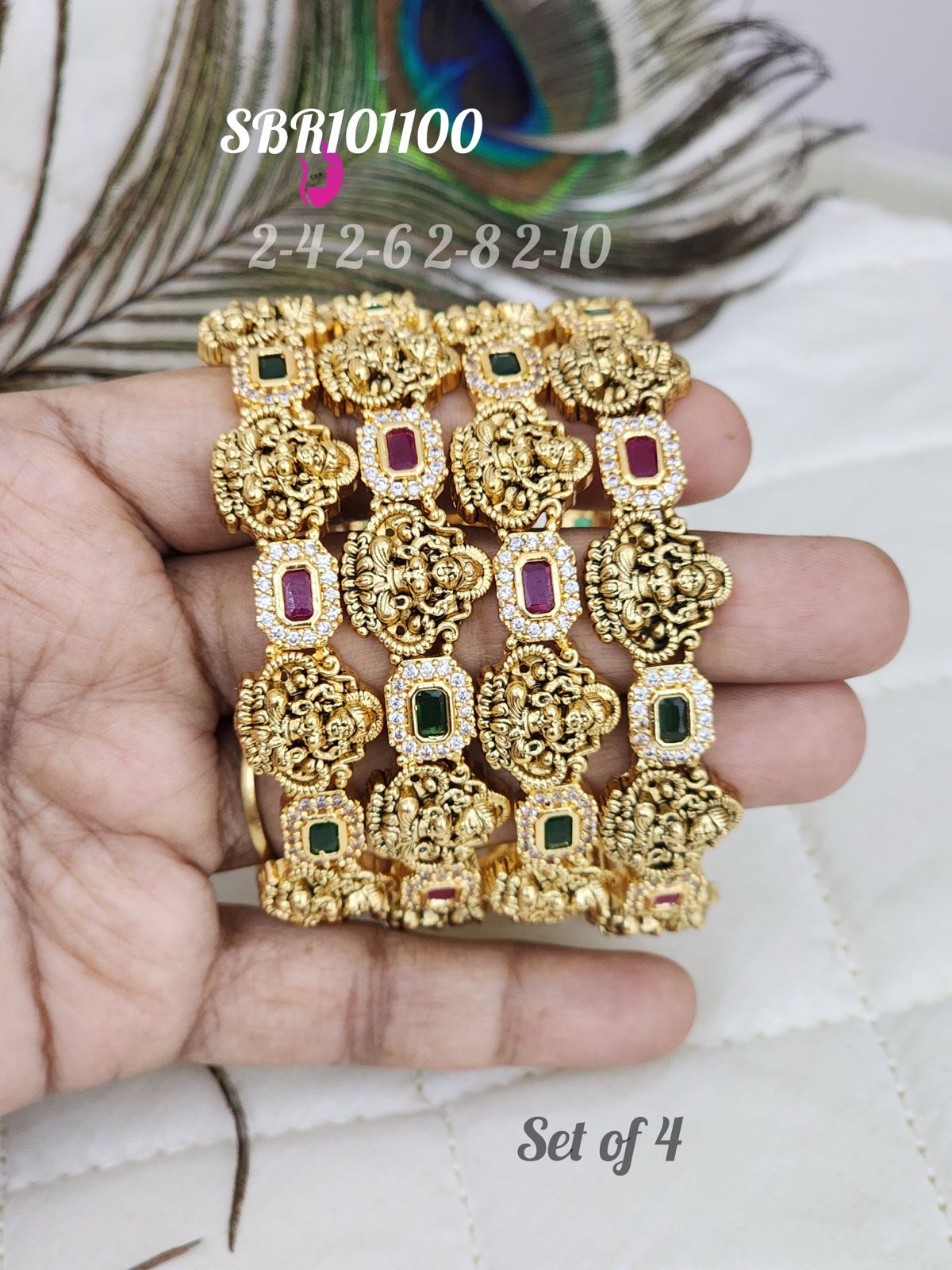 TEMPLE DESIGN BANGLES