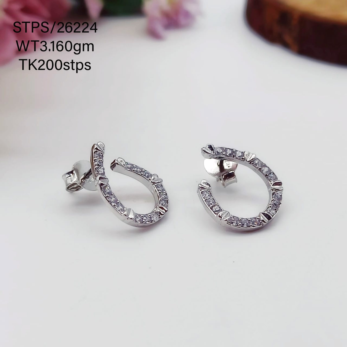 BEAUTIFUL DESIGN SILVER EARRINGS